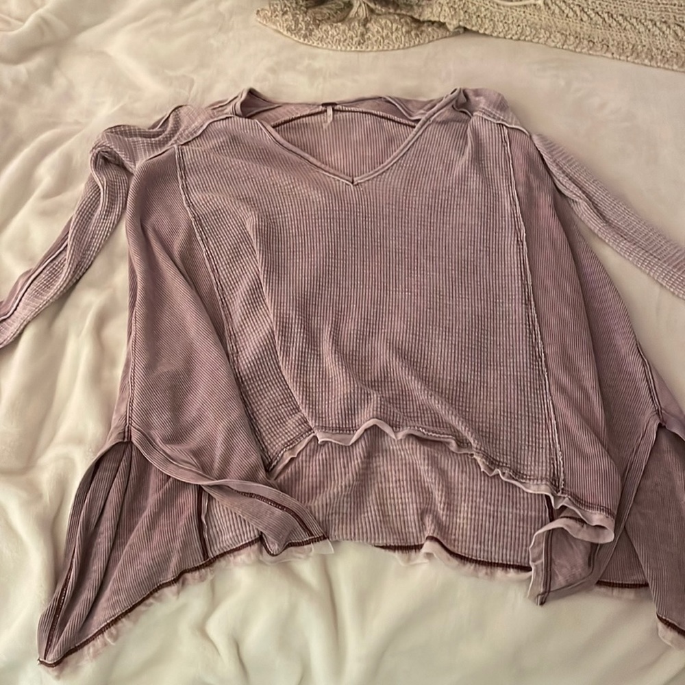 Free People Waffle Long Sleeve